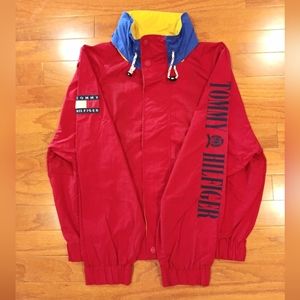 Tommy Hilfiger Spellout Jacket. VTG. 90's. Excellent Condition. Size XL